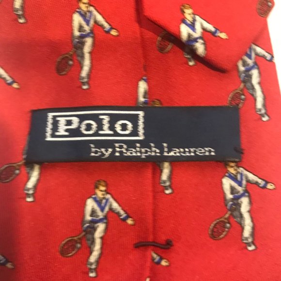 Two tennis themed neckties- ralph lauren{polo} and alynn neckwear like new - Picture 5 of 5